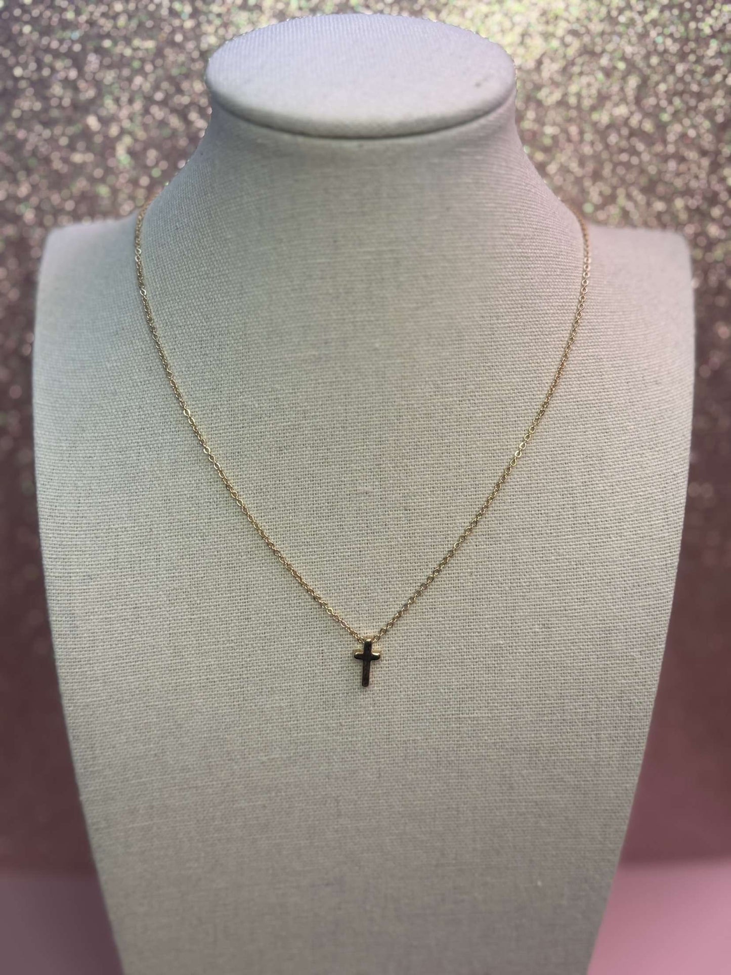 Classic Mini Cross Necklace