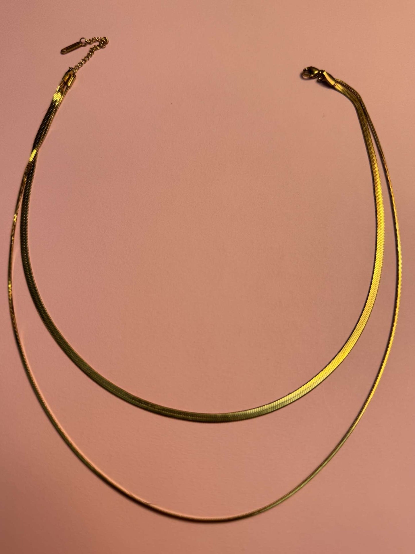 Gold Dipped Tarnish Free Multi Layer Necklace
