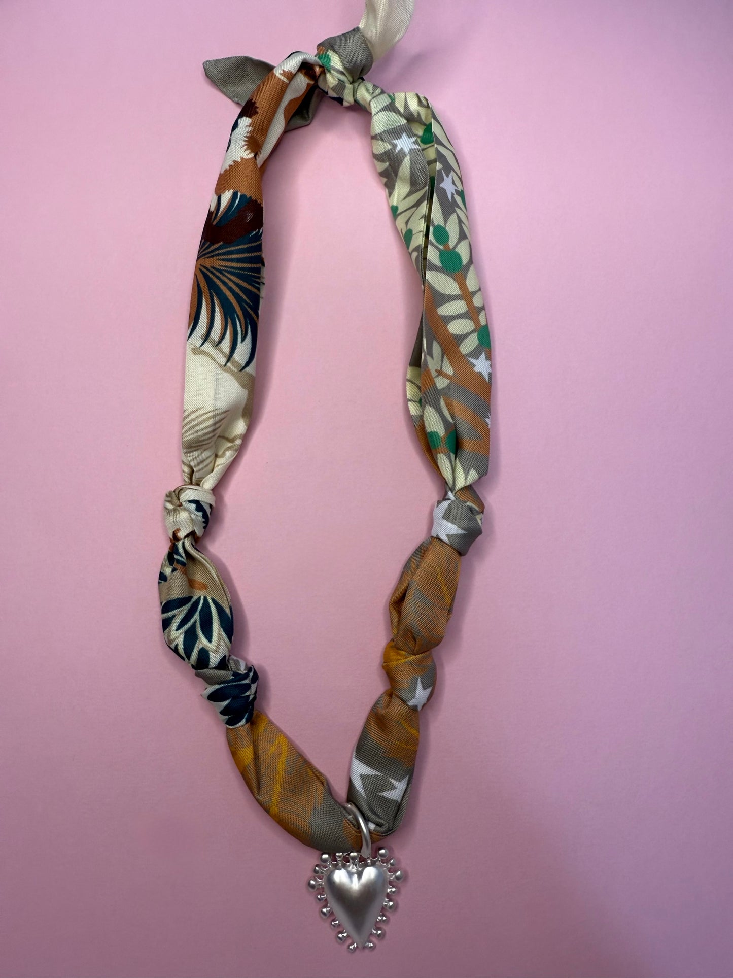 Adjustable Scarf Charm Necklaces