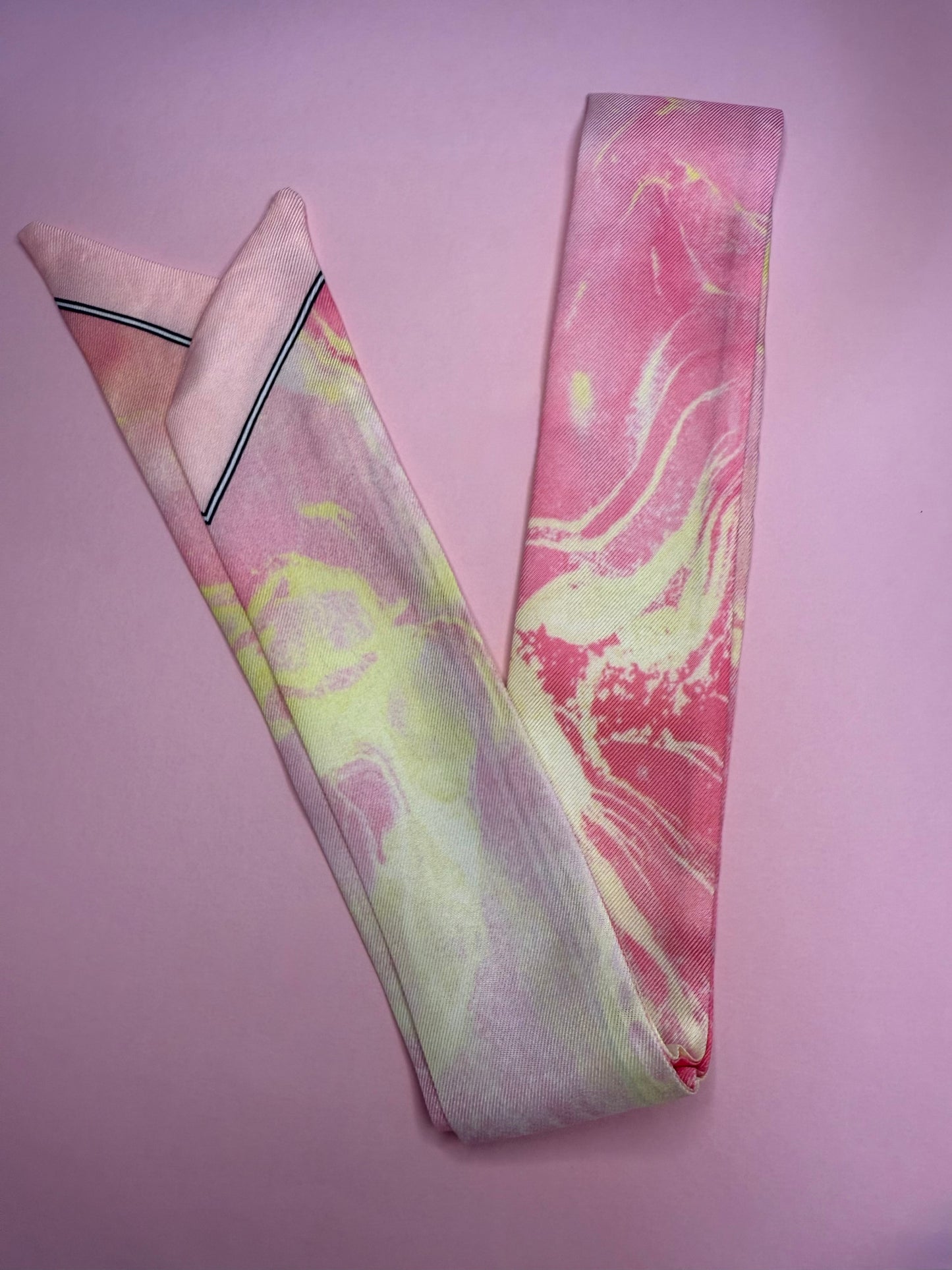 Patterned Silk Scarf