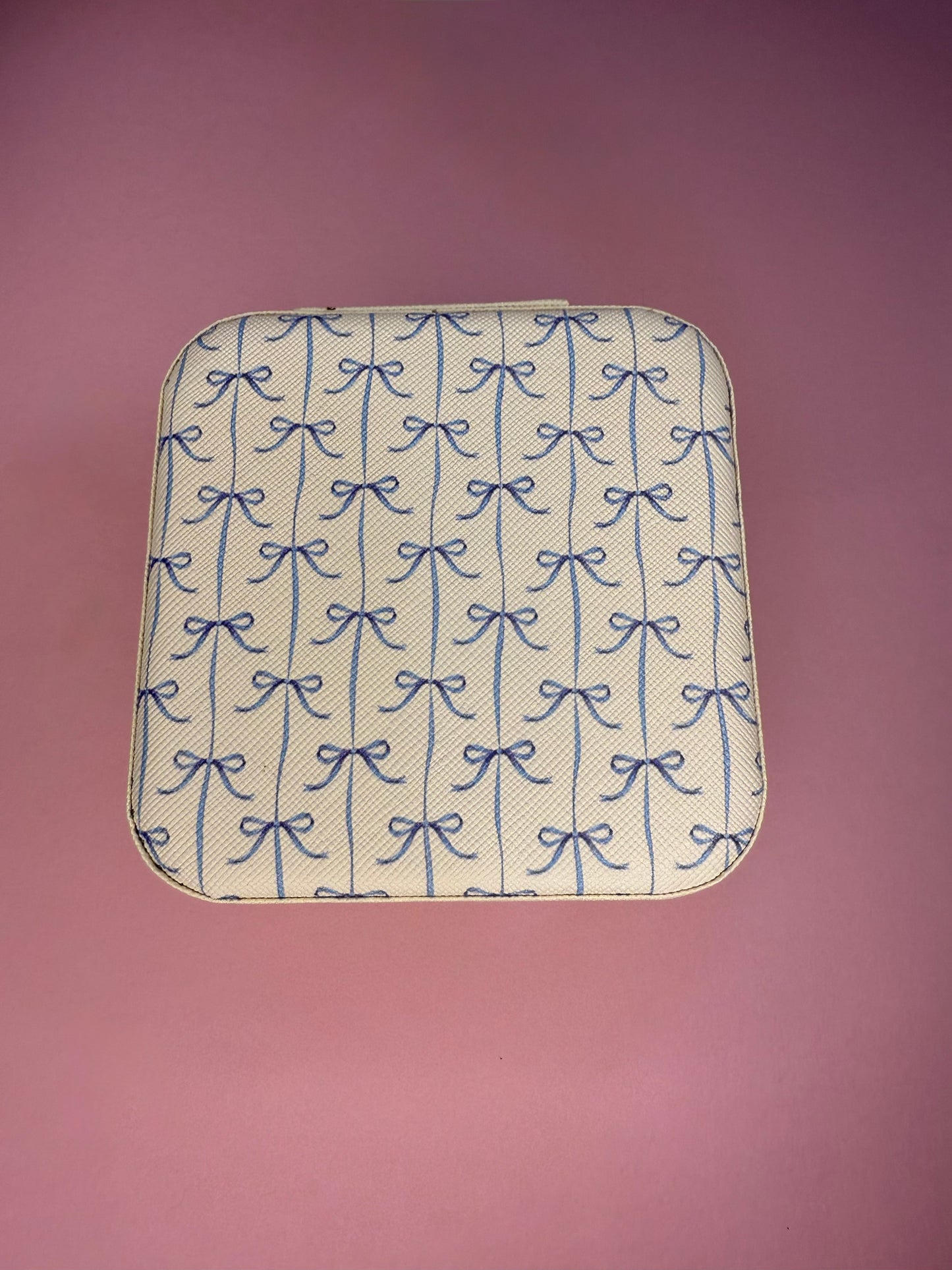 Patterned Jewelry Organizer Travel Case